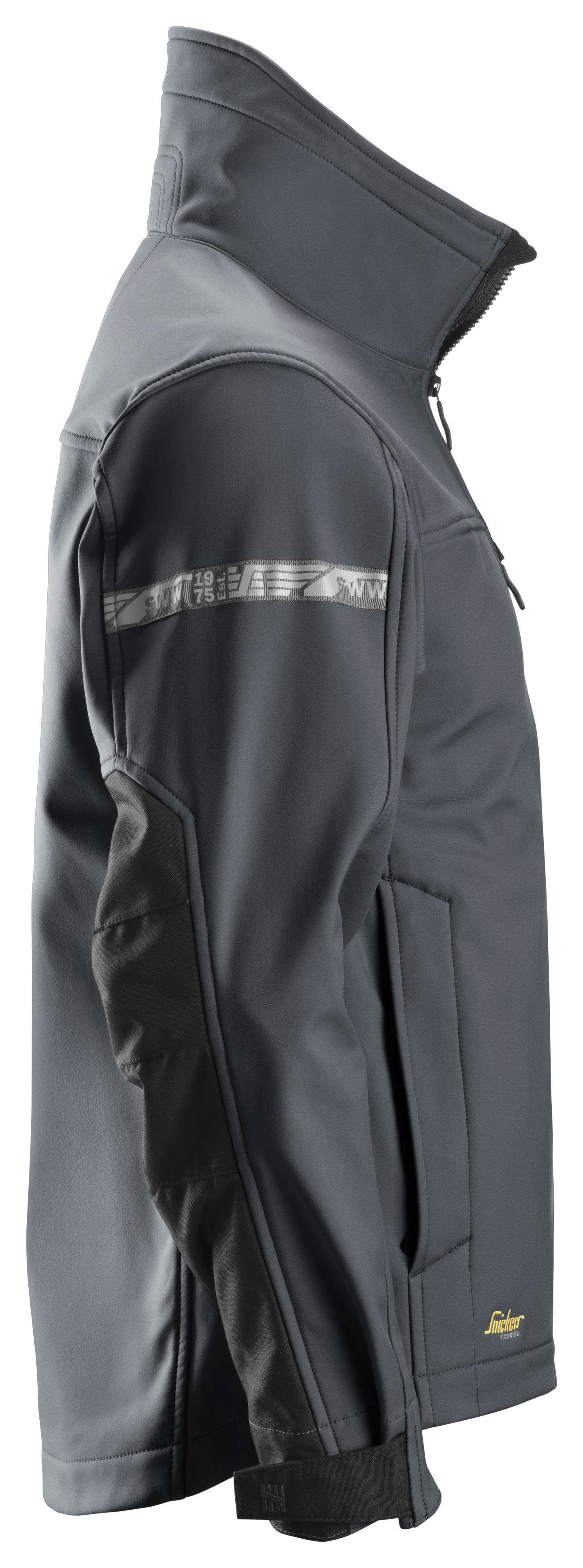 Softshell-takki Snickers AllroundWork 1200-5804 teräksenharmaa-musta