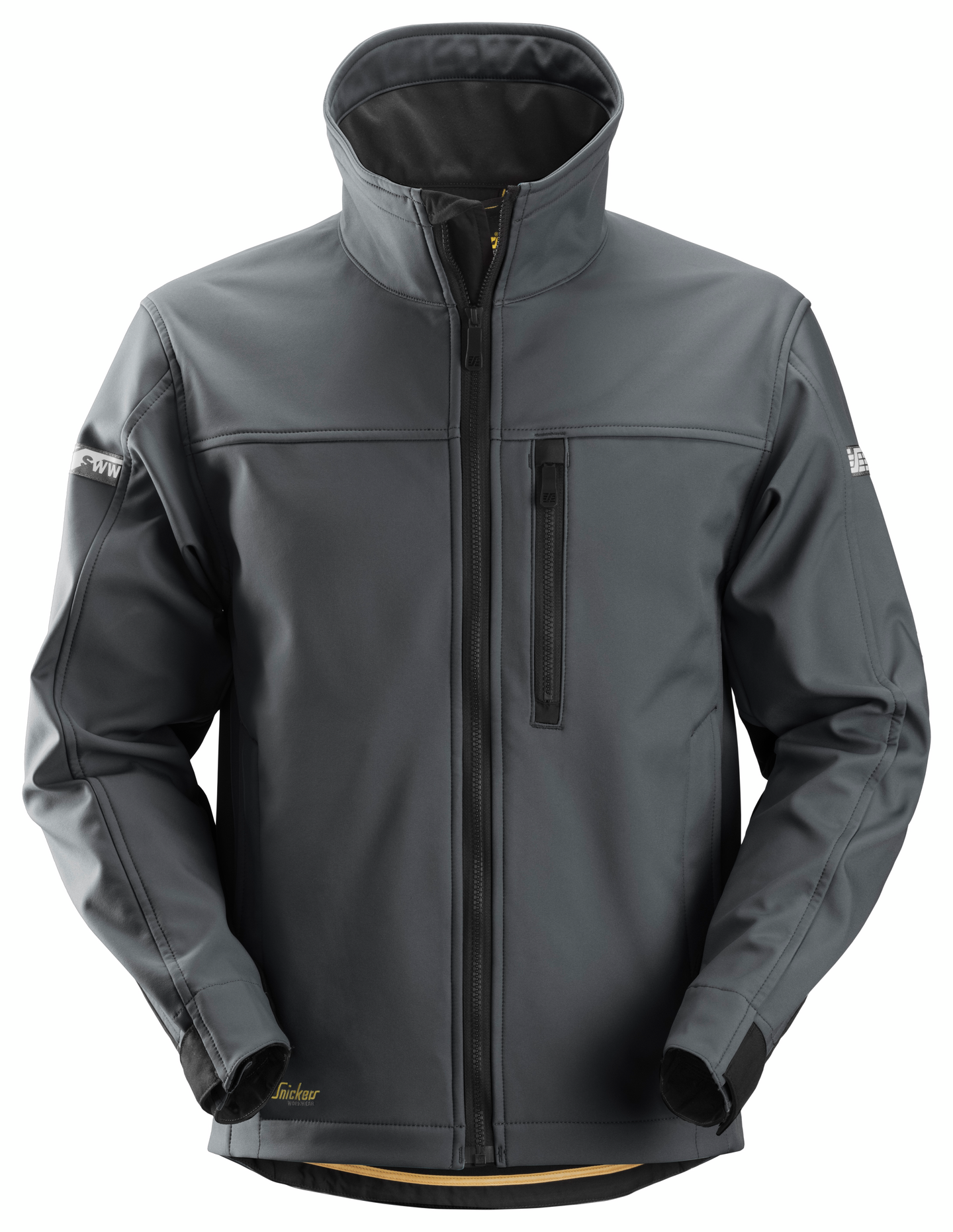 Softshell-takki Snickers AllroundWork 1200-5804 teräksenharmaa-musta