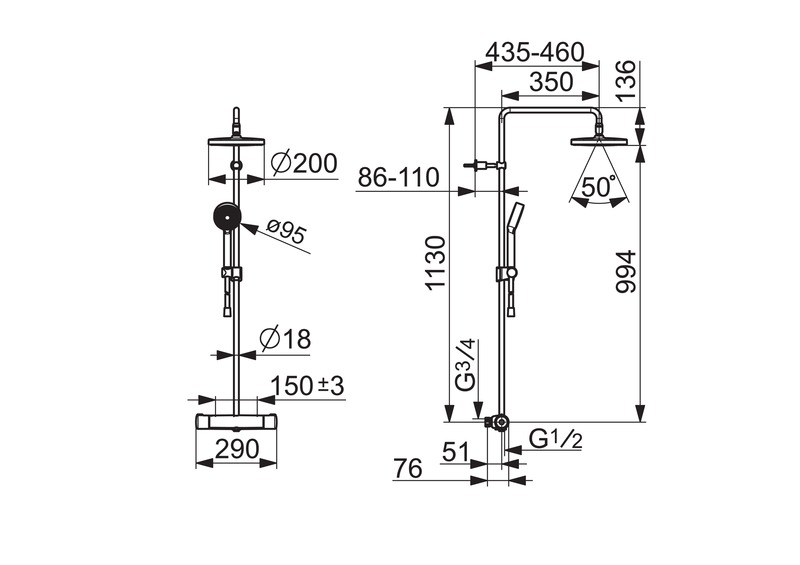 Sadesuihkuhana Oras Nova ECO 7402-109