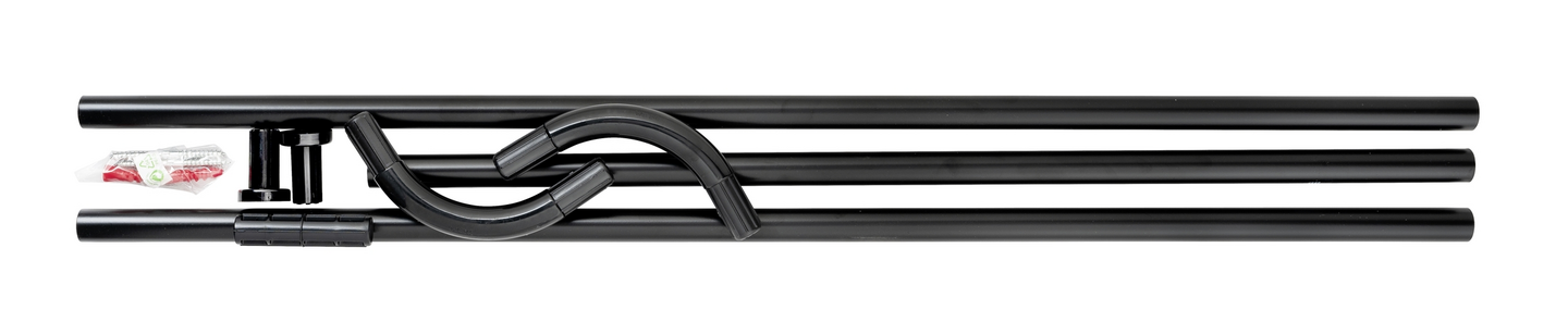 Kulmasuihkuverhotanko Wenko musta muunneltava