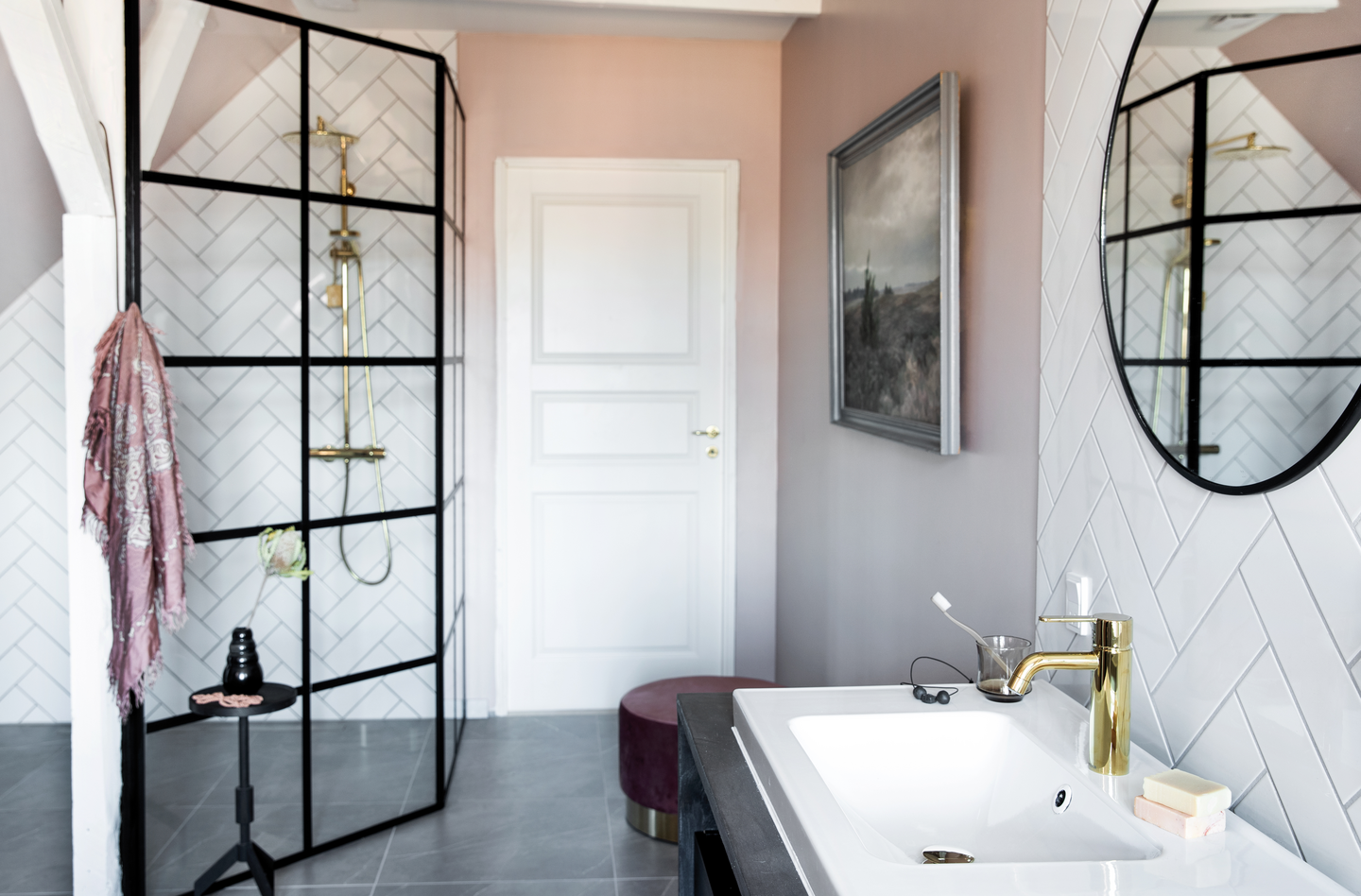 Suihkupaketti Damixa 57954.77 Silhouet messinki