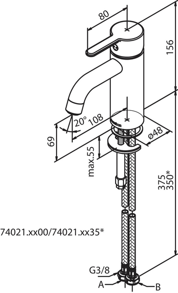 Pesuallashana Damixa 74021.00 Silhouet kromi