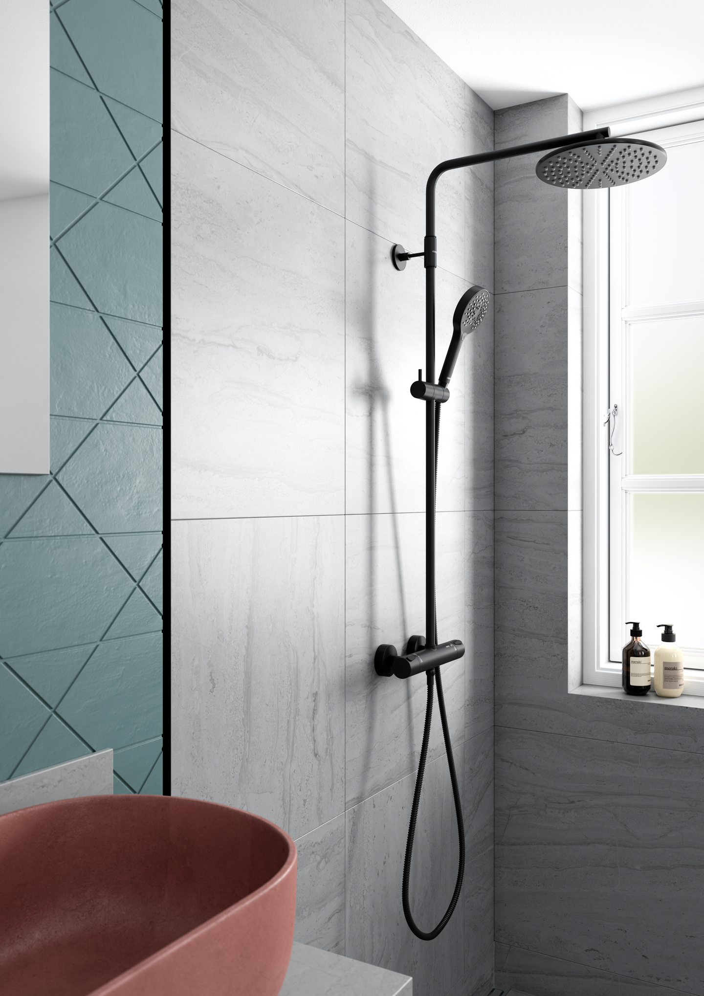 Sadesuihku Damixa 57954.61 Silhouet musta