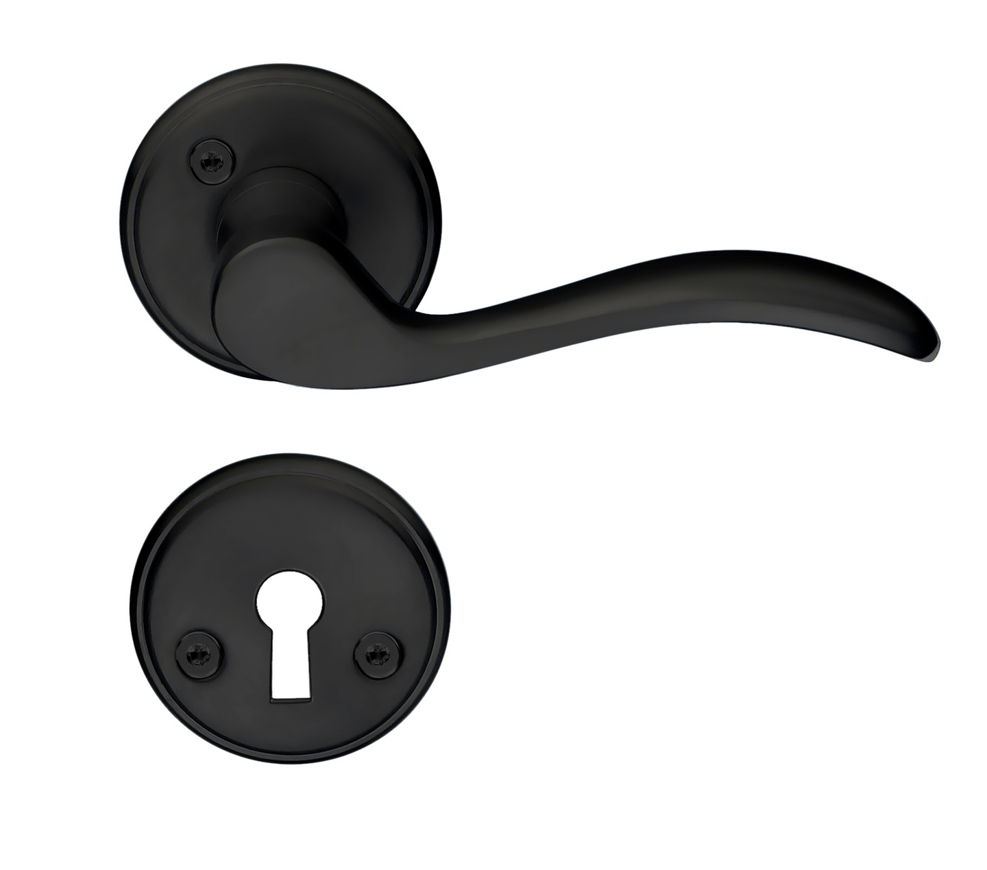 Sisäovenpainike Beslagsboden Spar B276BNS mattamusta