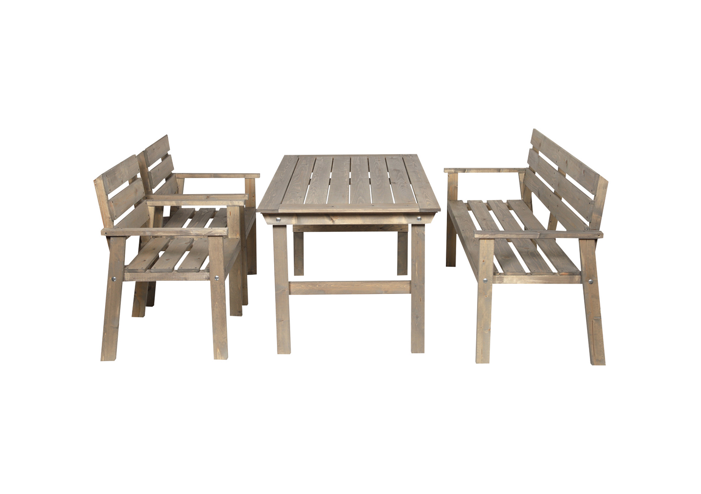 Kalusteryhmä Vilma vaalean harmaa 72x80x135cm