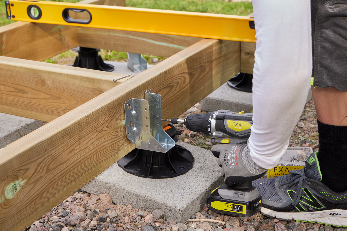 Palkkikenkä PROF rst A2 48x95x2mm