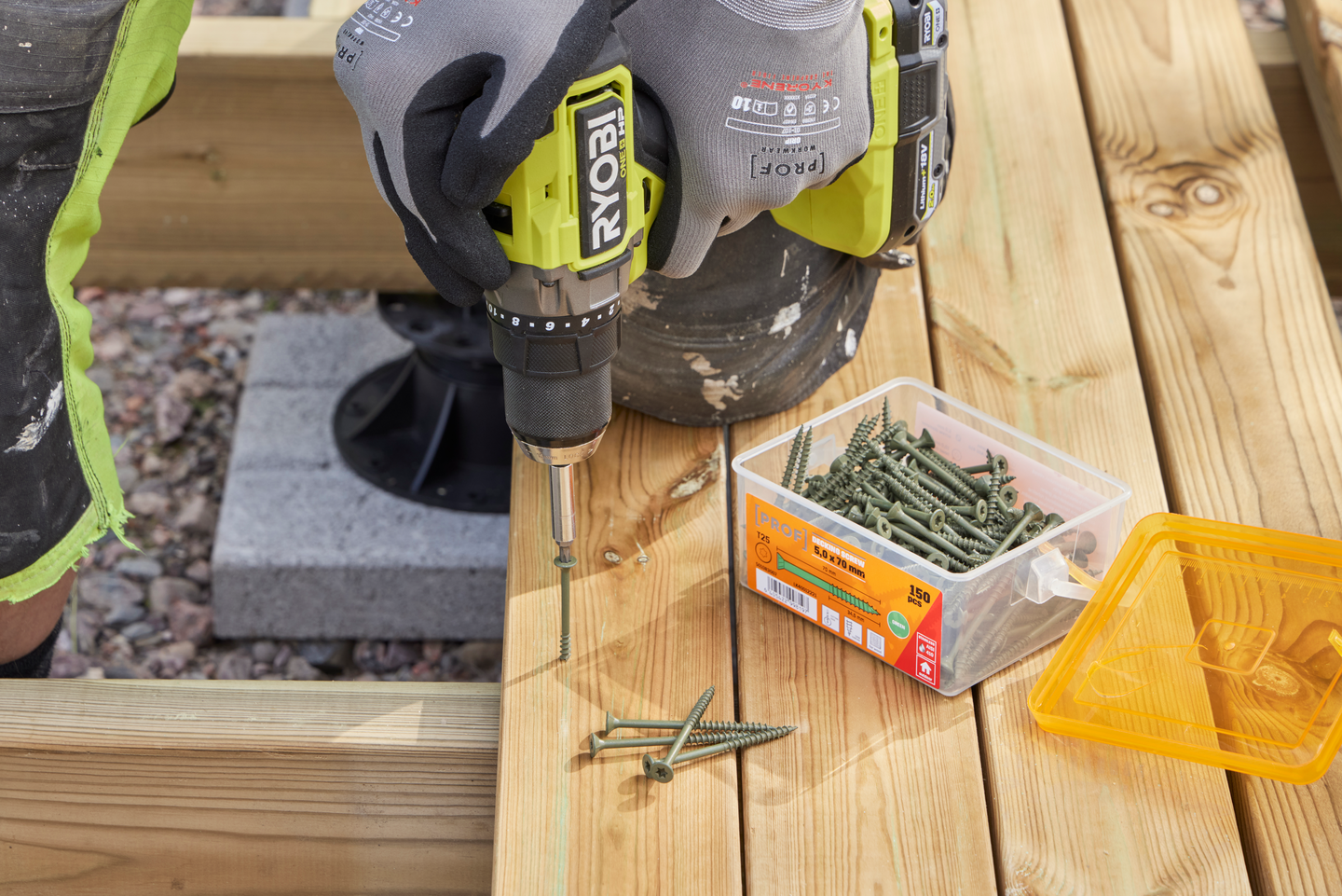 Laituriruuvi PROF 6x90mm T30 haponkestävä A4 100kpl