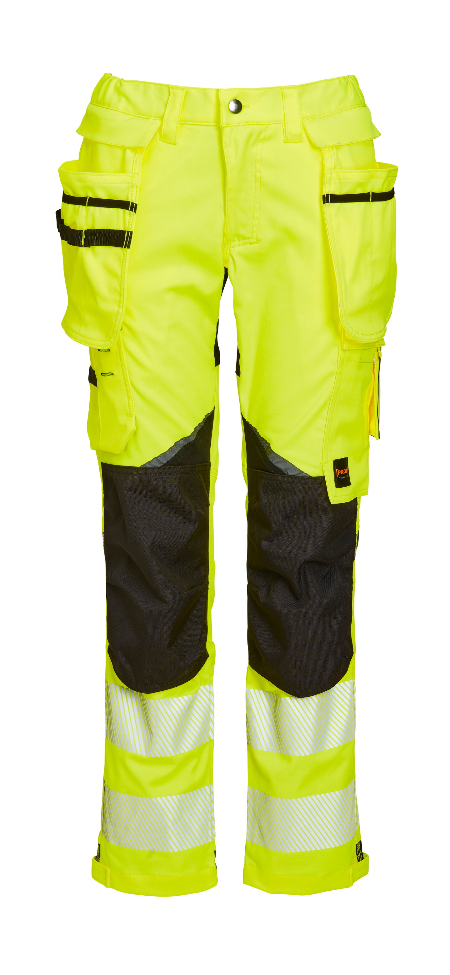 Housut PROF Stretch Hi-Vis keltainen