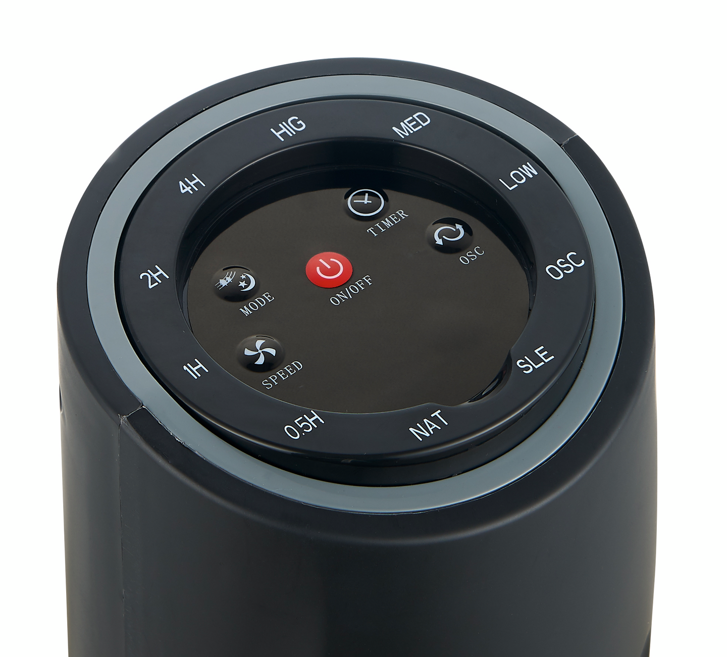 Tornituuletin OPAL mattamusta kaukosäätö 45w ajastin