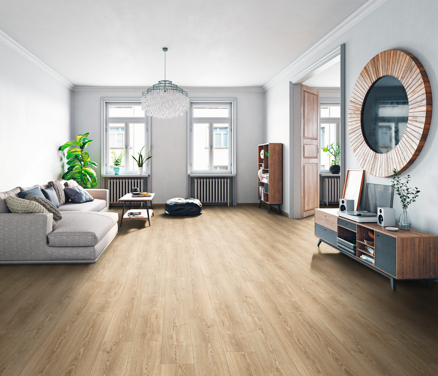 Laminaatti Cello Super Natural 8mm KL32 V4 Natural Sterling K485 tammi 2,26m²