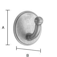 Koukku Beslagsboden tarrakiinnitys BG1120 tinattu