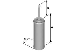 Wc-harjateline Smedbo Villa V233 kiiltävä messinki