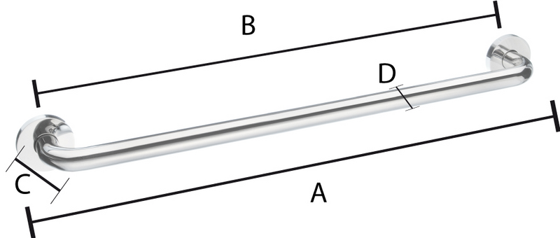 Tukikahva Smedbo Living FK807 kiillotettu rst