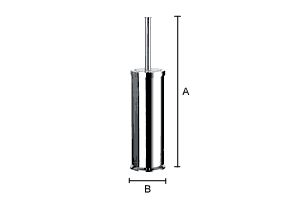 Wc-harjateline Smedbo Outline FK103 kiiltävä kromi