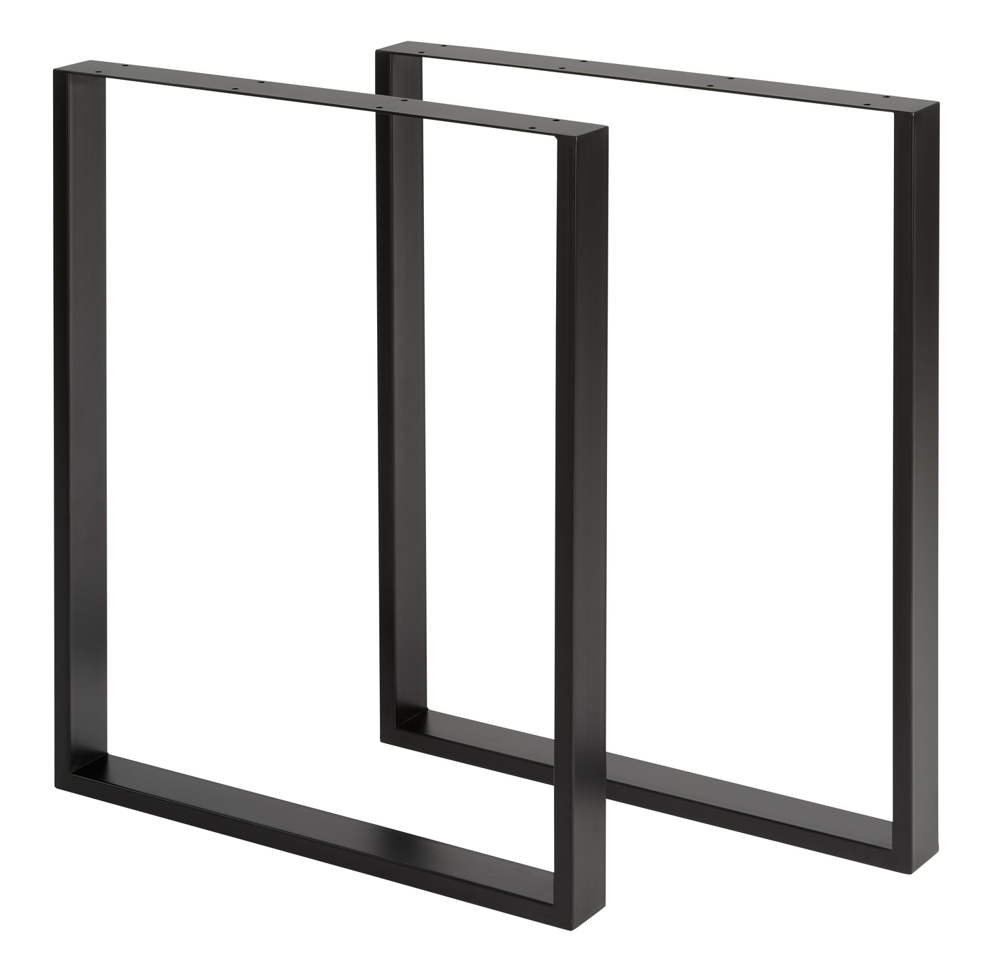 Metallijalka Cello U 710mm musta 2kpl