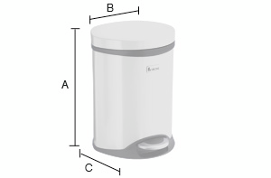 Poljinastia Smedbo Outline FK662 valkoinen 6l