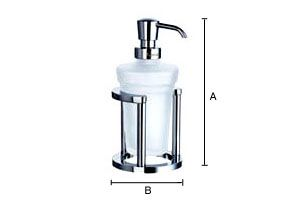 Saippua-annostelija Smedbo Outline FK201 kiiltävä kromi