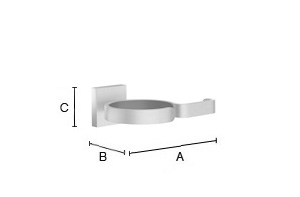 Hiustenkuivaimen pidike Smedbo House RK3231