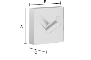 Pyyhekoukku Smedbo House RV355 kiillotettu messinki