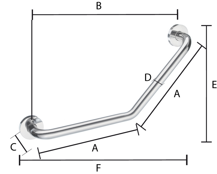 Tukikahva Smedbo Living FK808 kiillotettu rst