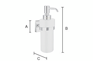 Saippua-annostelija Smedbo House RB369P musta