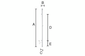 Pyyhekuivain Smedbo Dry FK715 kiillotettu rst