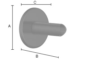 Asennussarja Smedbo Dry FB721 musta rst