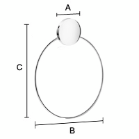 Pyyherengas Beslagsboden BK344 tarrakiinnitys kiiltävä rst