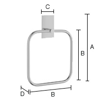 Pyyherengas Beslagsboden tarrakiinnitys B1038 harjattu rst kantikas