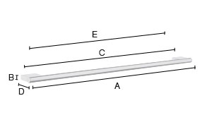 Pyyhetanko Smedbo Air AK3464 kiiltävä kromi
