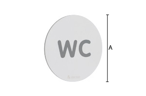 Wc-kyltti Smedbo X-TRA FS958 wc tarrakiinnitys harjattu rst