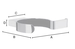 Pidike hiustenkuivaajalle Smedbo Air AK323