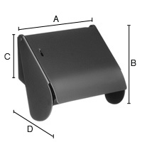 Wc-paperiteline kannella Beslagsboden B440K
