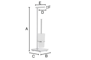 Wc-paperiteline Smedbo Outline lite FK603 kiiltävä kromi