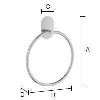 Pyyherengas Beslagsboden tarrakiinnitys B1028 harjattu rst pyöreä