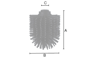 Vaihtoharja Smedbo X-Tra H235S musta tpr