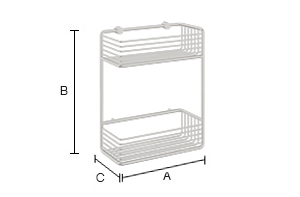 Kaksoiskori Smedbo Sideline DK1111 310mm kiiltävä kromi