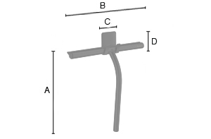 Suihkulasta Smedbo Sideline DB2140 mattamusta