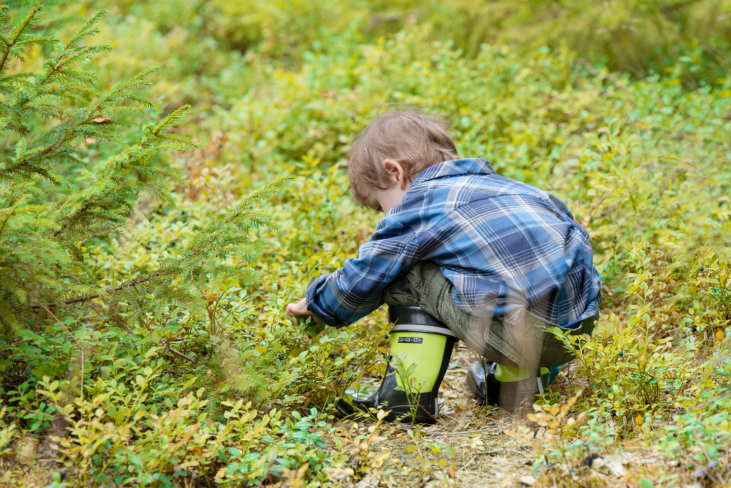 Kumisaappaat Nokian Vikla lasten musta-lime