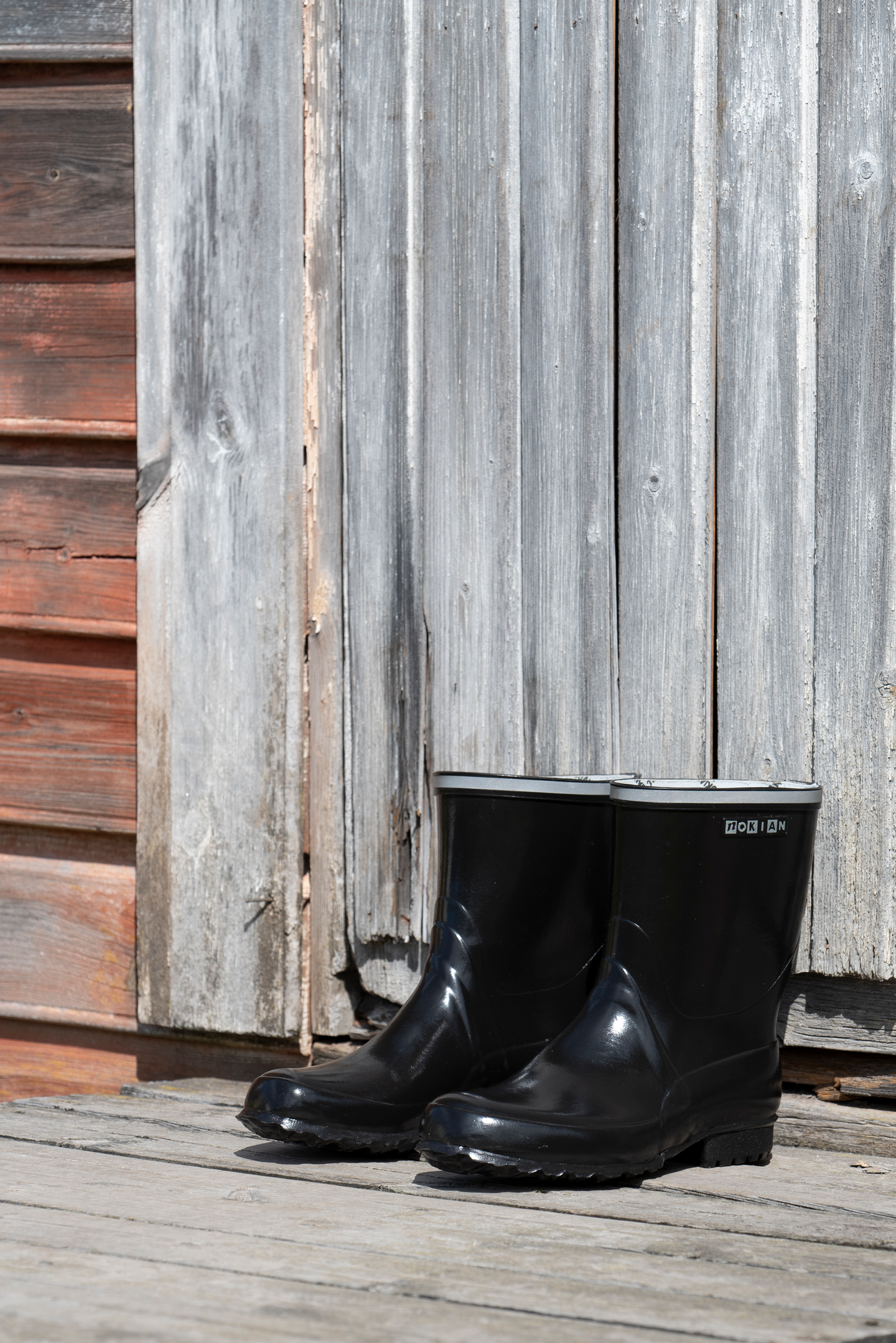 Kumisaappaat Nokian Kontio Low musta