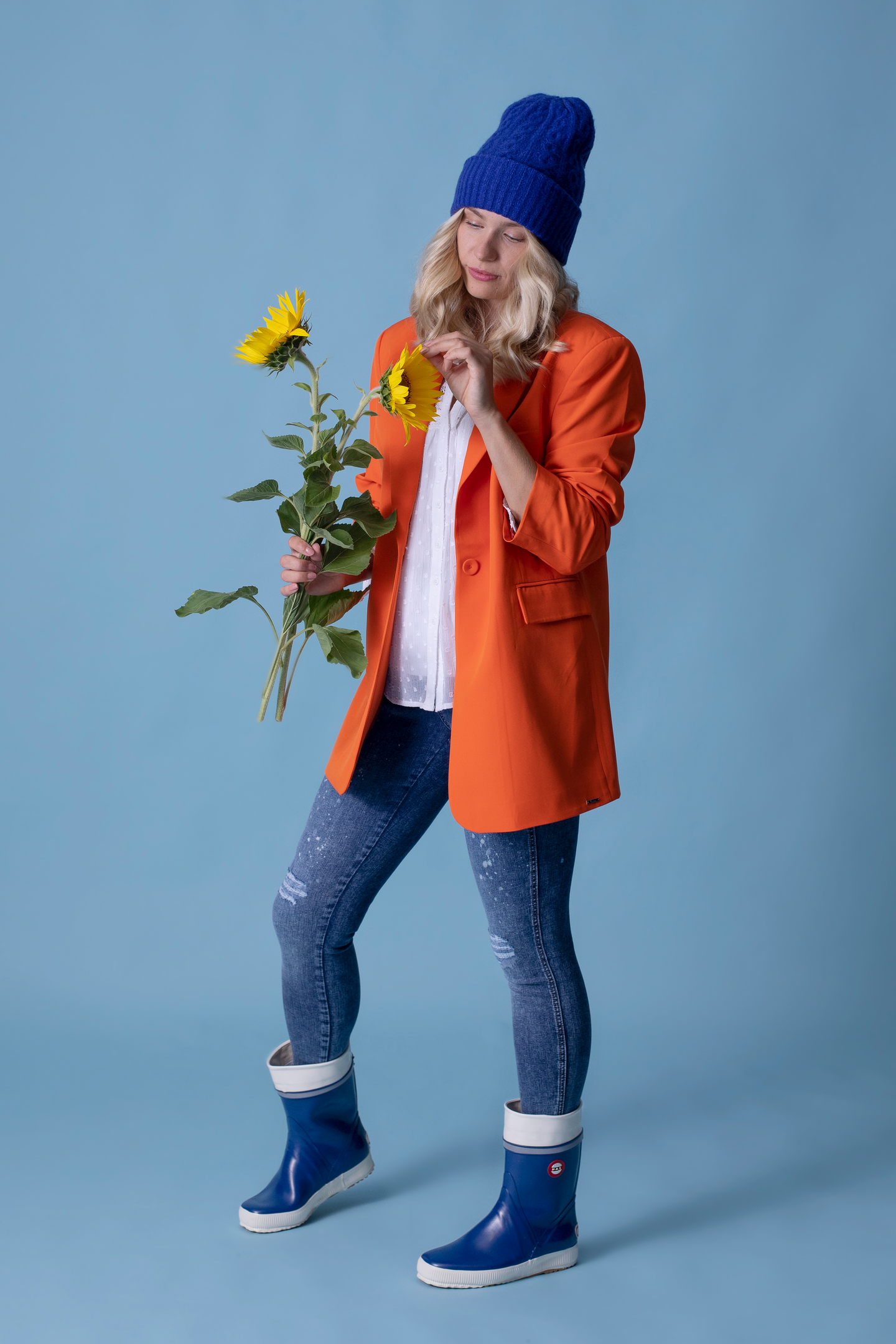 Kumisaappaat Nokian Hai sininen