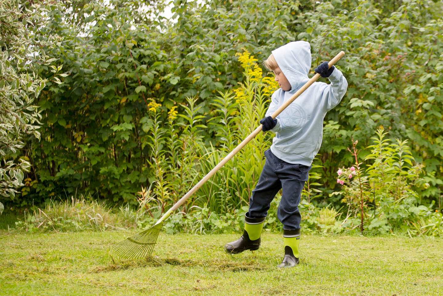 Kumisaappaat Nokian Vikla lasten musta-lime