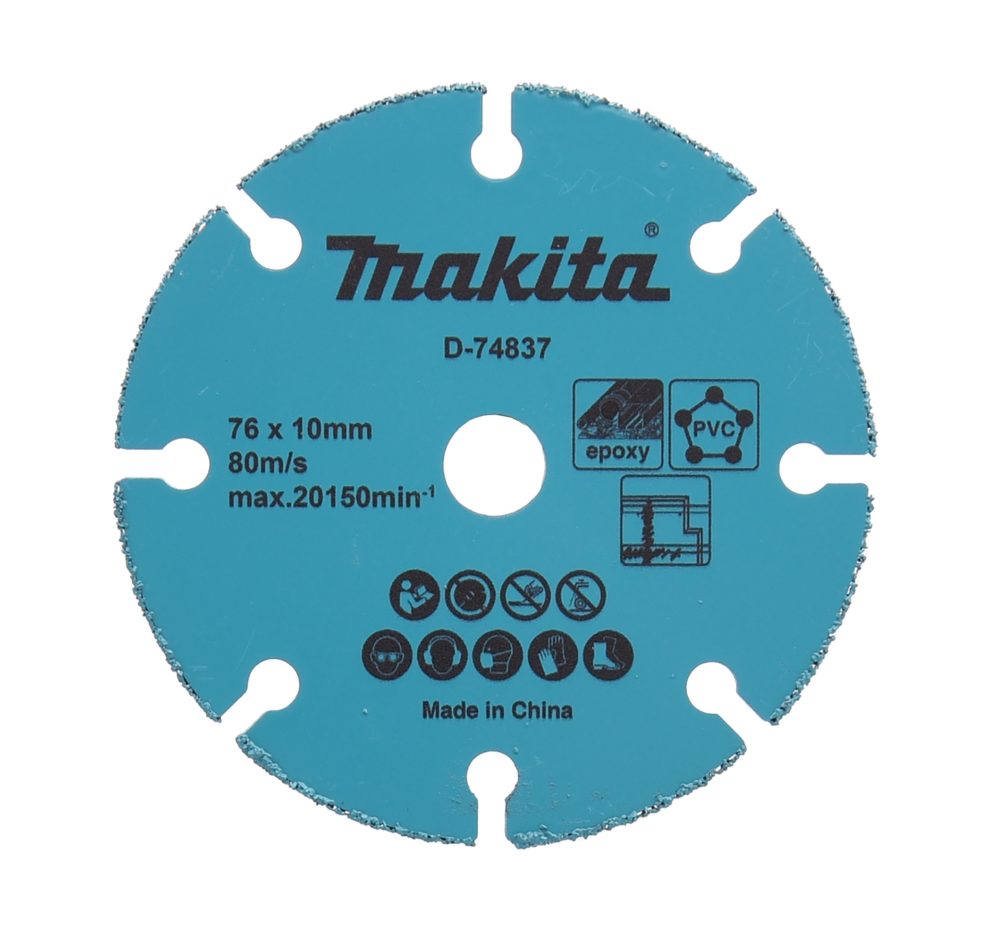 Katkaisulaikka Makita karbidi 76mm muovi epoksi