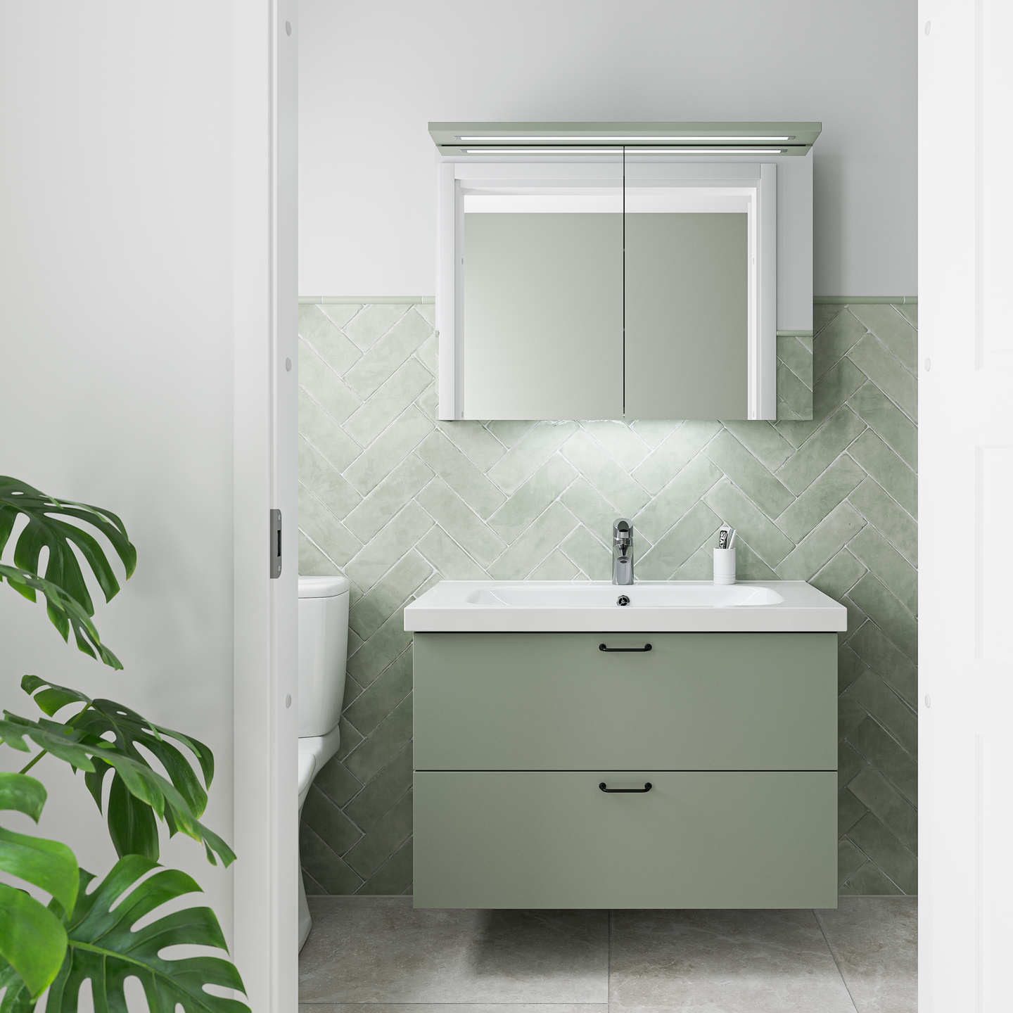 Allaskaappi Temal Stella laatikoilla