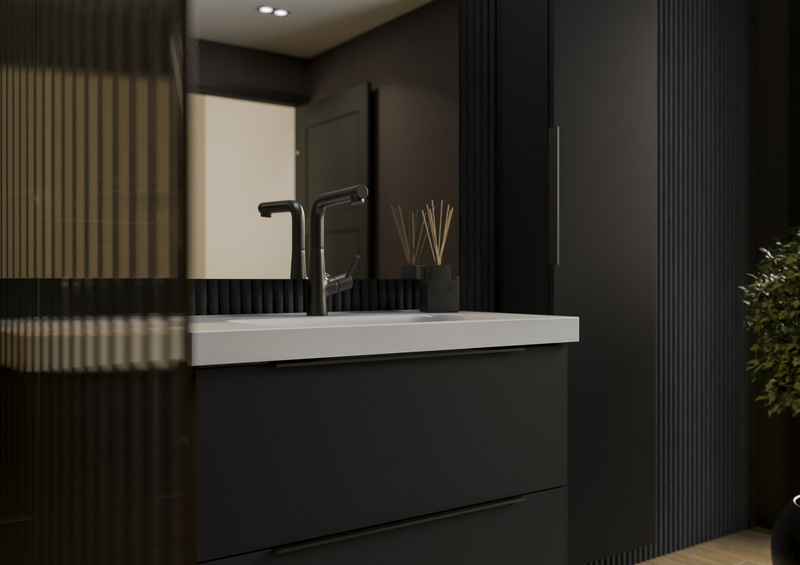 Allaskaappi Temal Stella laatikoilla