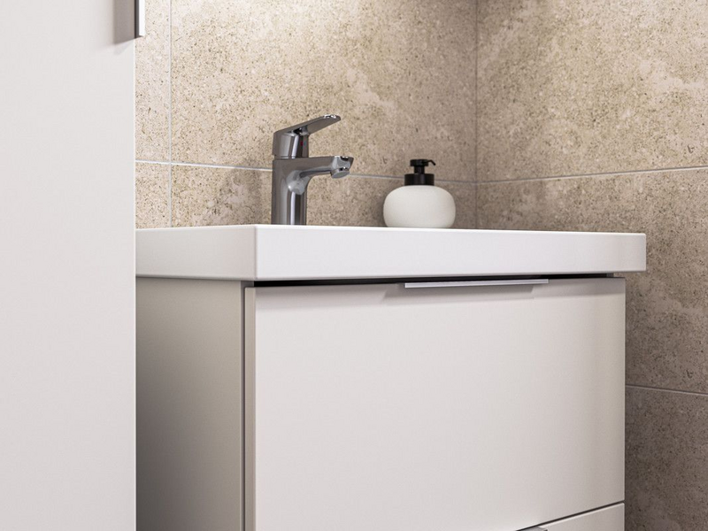 Allaskaappi Temal Stella laatikoilla