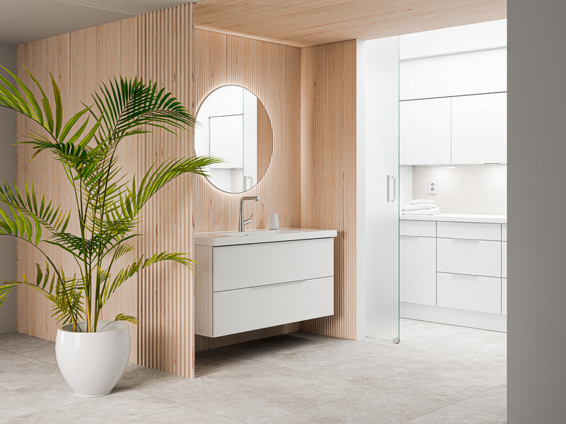 Allaskaappi Temal Stella laatikoilla