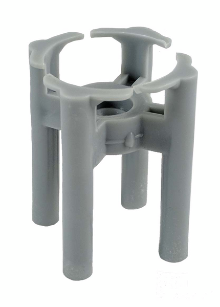 Raudoituskoroke holvi 814/35 PP 35mm harmaa 100kpl