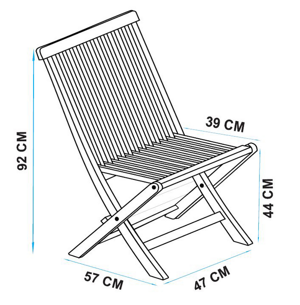 Taittotuoli Cello Acasia
