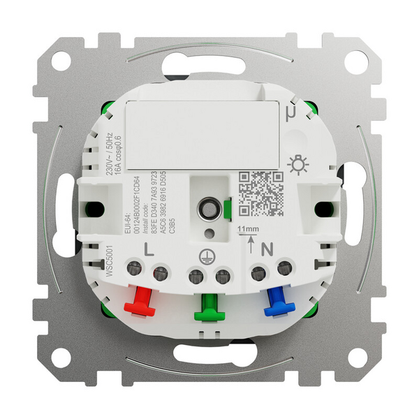 Pistorasia Schneider Electric Wiser Exxact antrasiitti